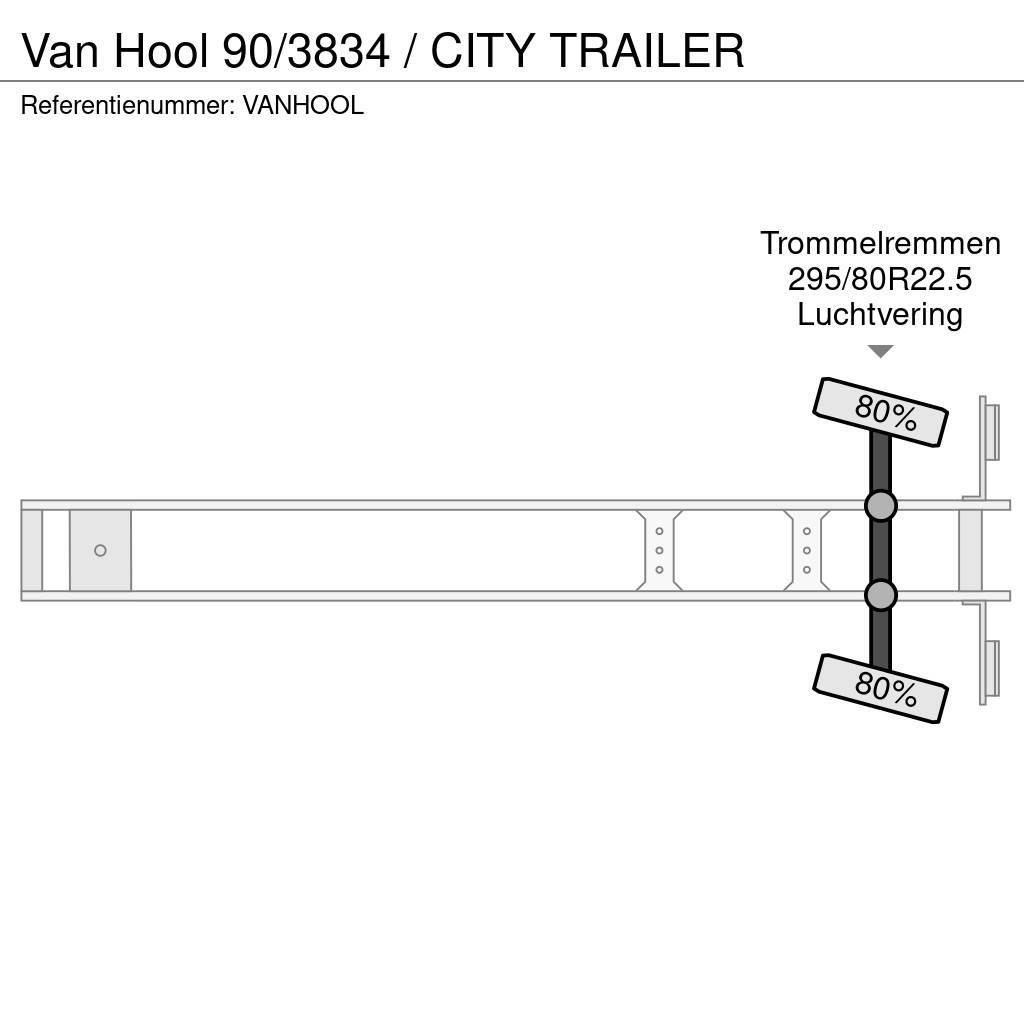 Van Hool 90/3834 / CITY TRAILER Semi-trailer med fast kasse