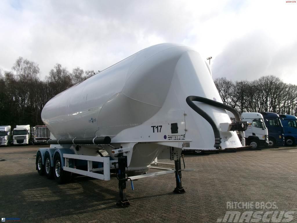 Spitzer Powder tank alu 37 m3 / 1 comp Semi-trailer med Tank