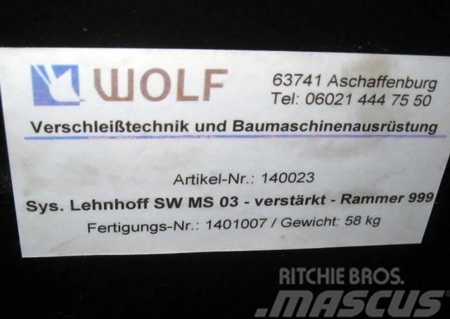 Wolf Schraubadapter MS03 zu Rammer 999 Hurtigkoblere