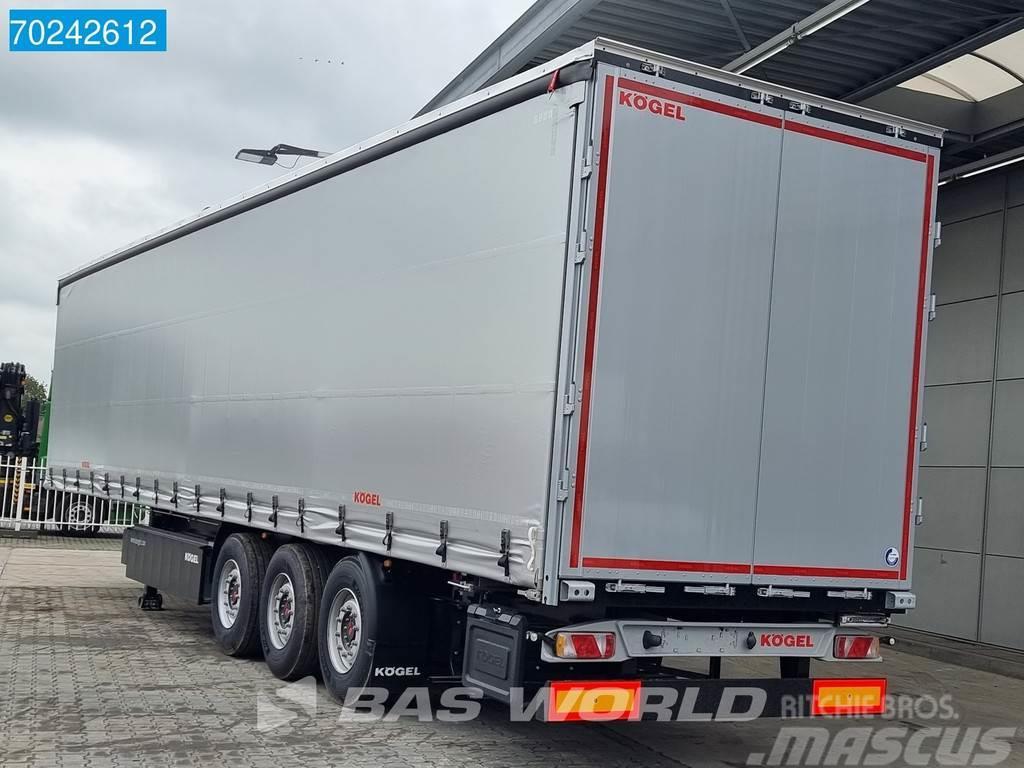 Kögel S24-1 3 axles NEW-UNUSED Palettenkasten SAF Liftac Semi-trailer med Gardinsider