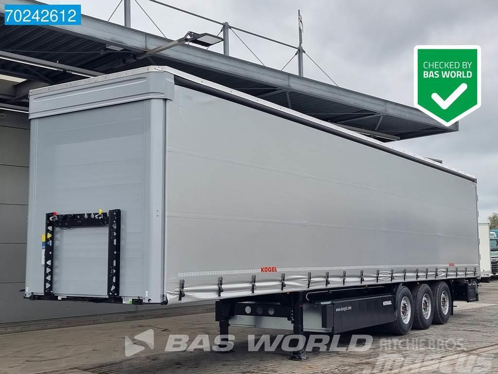 Kögel S24-1 3 axles NEW-UNUSED Palettenkasten SAF Liftac Semi-trailer med Gardinsider
