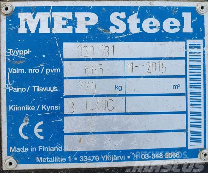  MEP Steel BRETEC L20C ISKUVASARAN KIINNIKELEVY NTP Hurtigkoblere