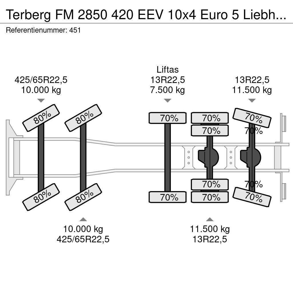 Terberg FM 2850 420 EEV 10x4 Euro 5 Liebherr 15 Kub Mixer Betonbiler
