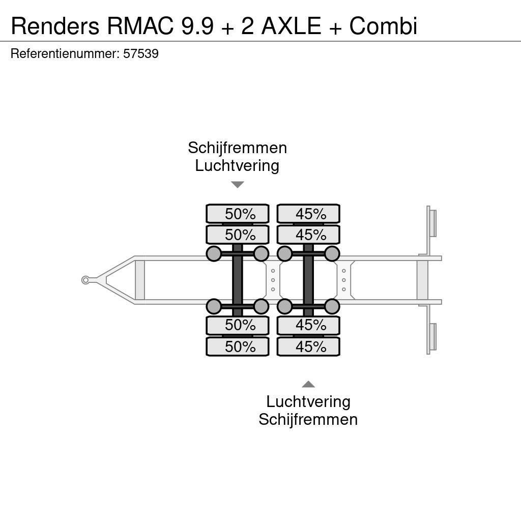 Renders RMAC 9.9 + 2 AXLE + Combi Fast kasse