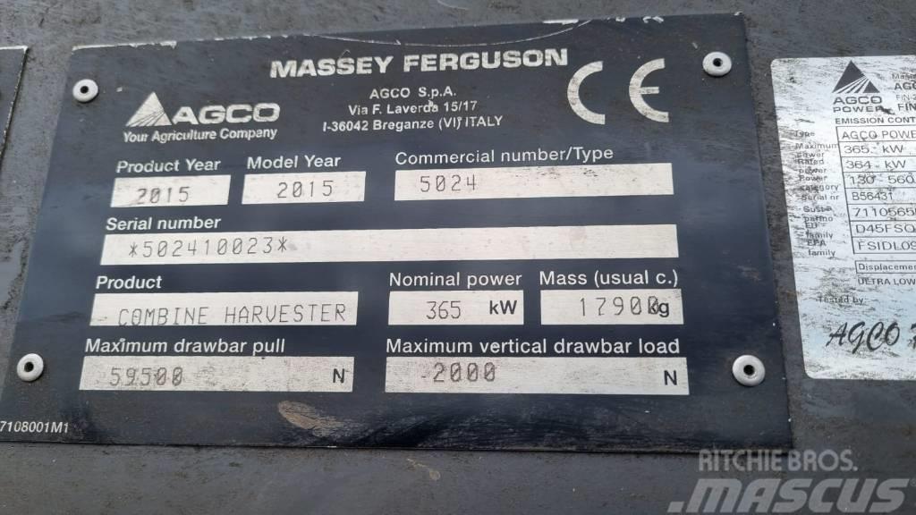Massey Ferguson 9380 Mejetærskere