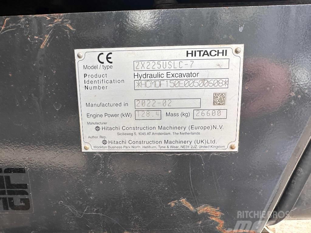 Hitachi ZX 225 uslc-7 Gravemaskiner på larvebånd