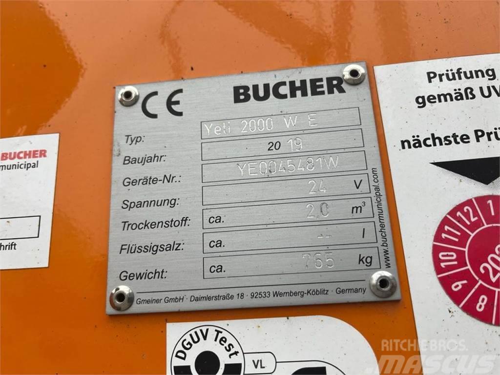 Bucher Gmeiner Streuer Streuautomat Yeti 2000 W E Andre have & park maskiner