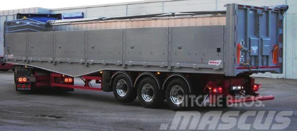 Benalu Aluberry 13,5m VIKT 8 TON  TIPPTRAILER  med dörrar Semi-trailer med tip