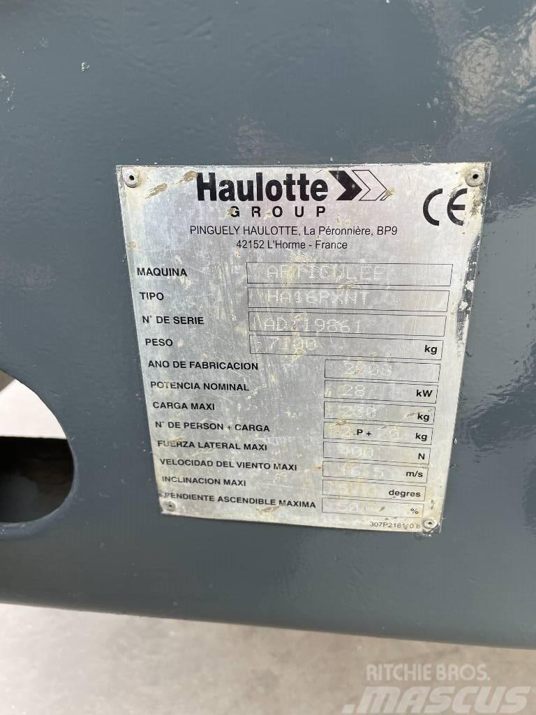Haulotte HA 16 PX NT Bomlifte med knækarm