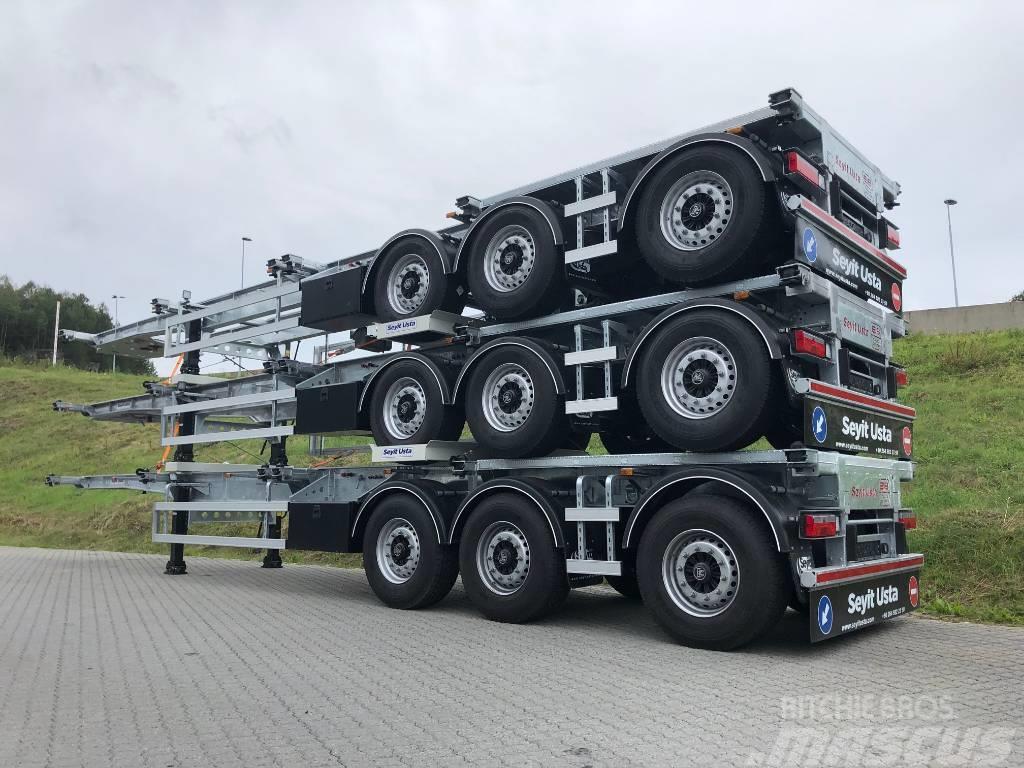  Sayet Usta Semi-trailer med containerramme