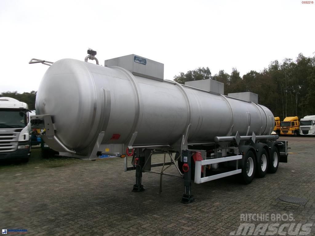  Parcisa Chemical tank inox L4BH 21.2 m3 / 1 comp / Semi-trailer med Tank