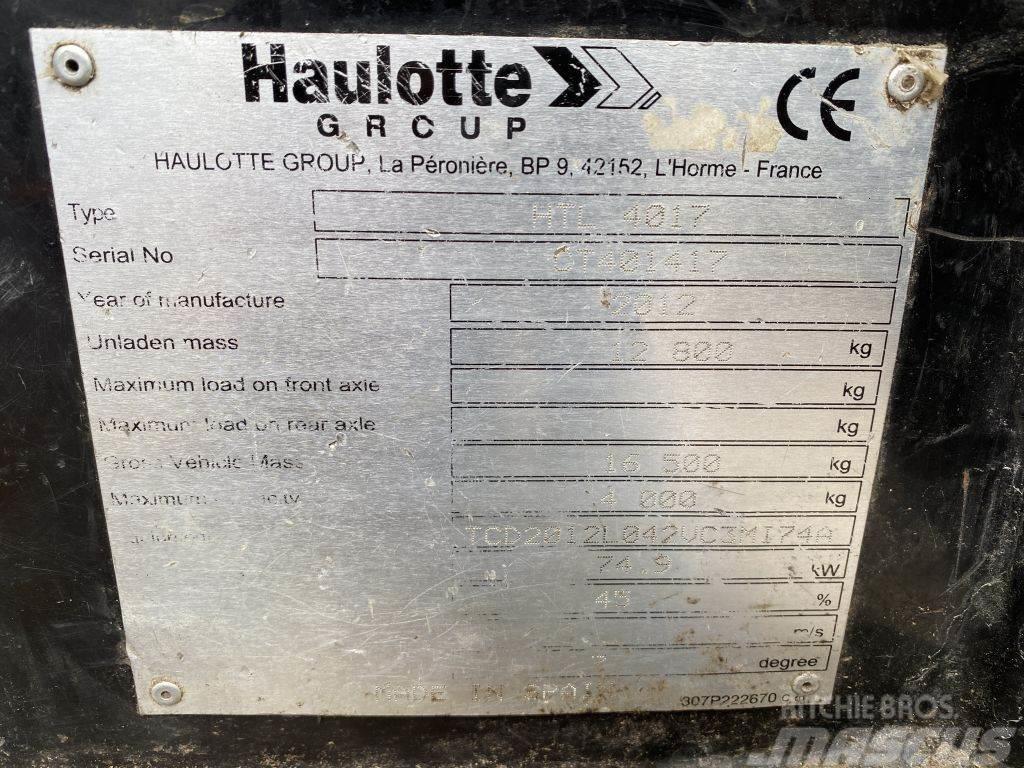 Haulotte HTL 4017 - 4X4X4 - 5.617 HOURS - 17 METER - 4.000 Teleskoplæssere