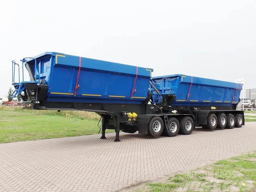  Mitrax Side Tipping TNR745 B-Double 7-axle Tipper Semi-trailer med tip
