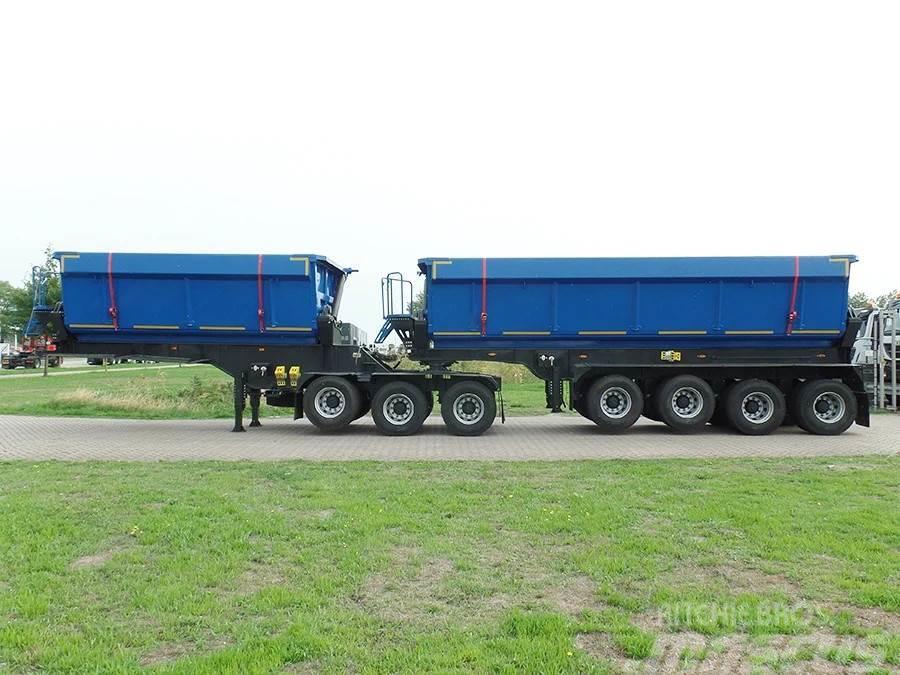  Mitrax Side Tipping TNR745 B-Double 7-axle Tipper Semi-trailer med tip
