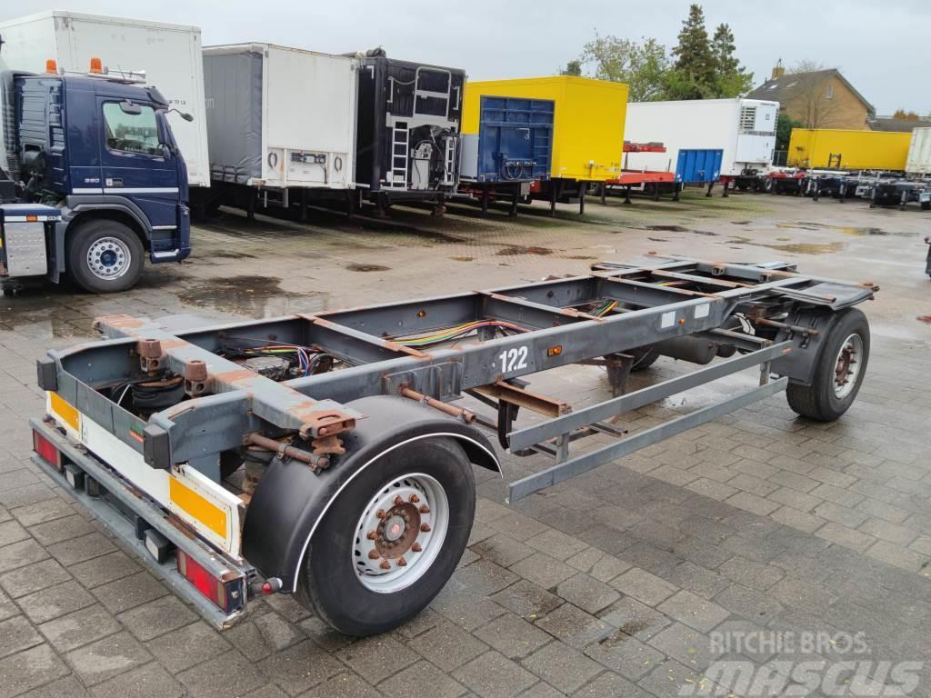 Schmitz Cargobull Gotha AWF18 2-Assen SAF - BDF Systeem - Schijfremm Demonterbare/wirehejs semi-trailere