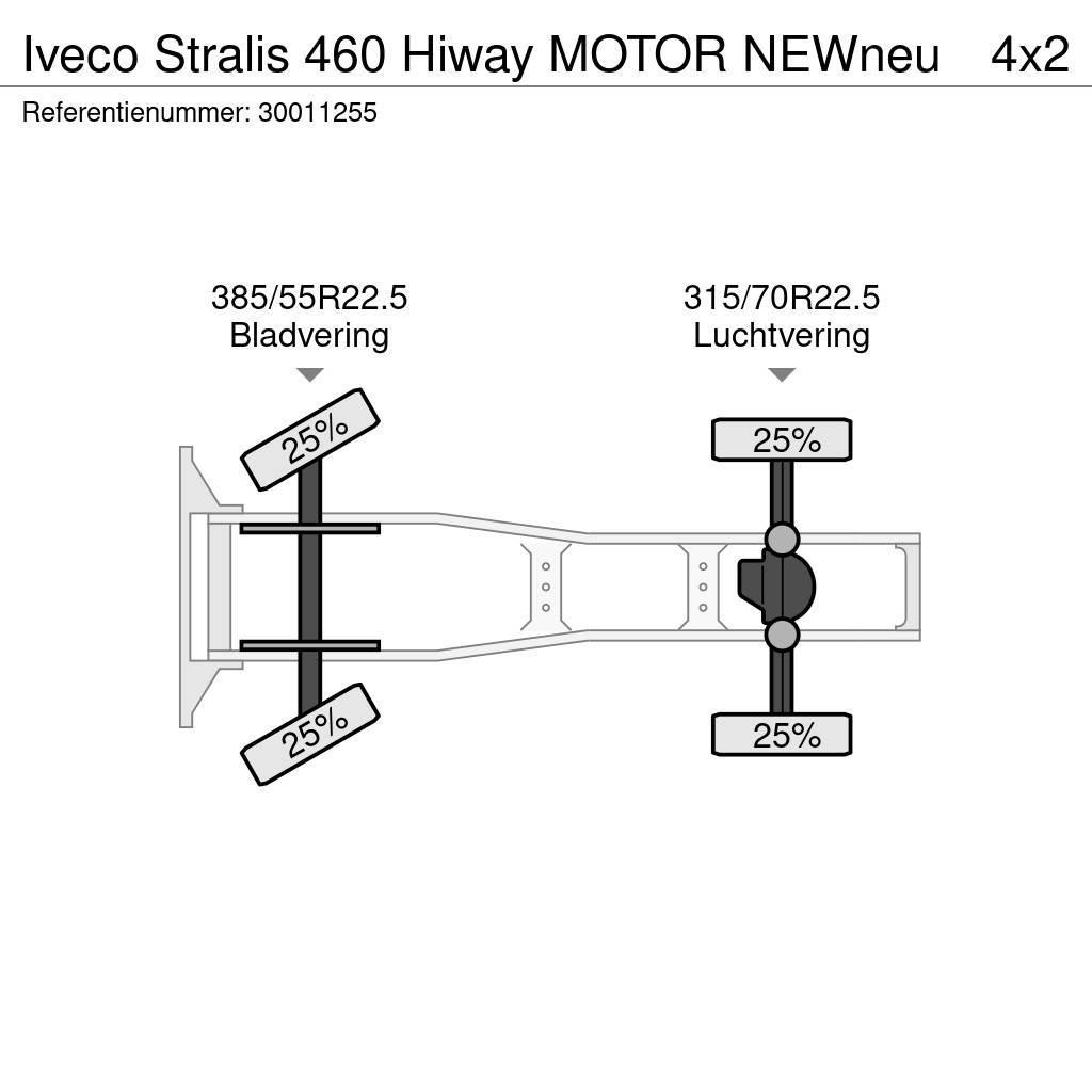 Iveco Stralis 460 Hiway MOTOR NEWneu Trækkere