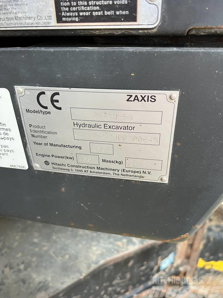 Hitachi ZX210LC Gravemaskiner på larvebånd