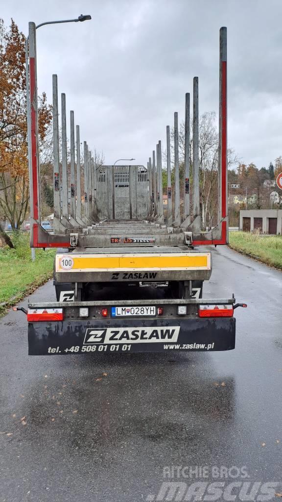 Zaslaw D 651 A Semi-trailer til tømmer