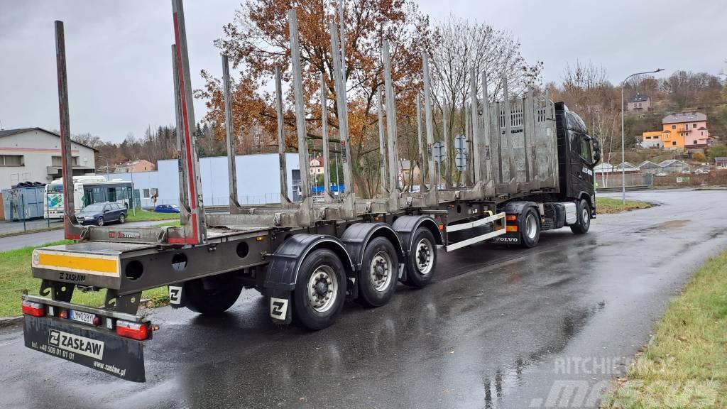 Zaslaw D 651 A Semi-trailer til tømmer