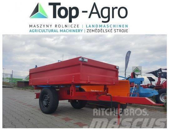 Top-Agro 3 sides tipping trailer, 1 axle, perfect price! Tipvogne