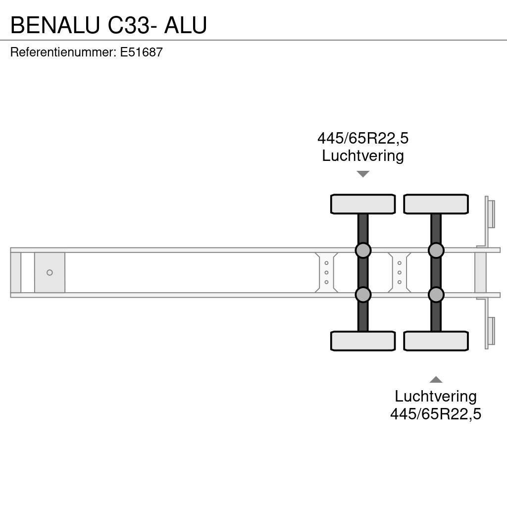 Benalu C33- ALU Semi-trailer med tip