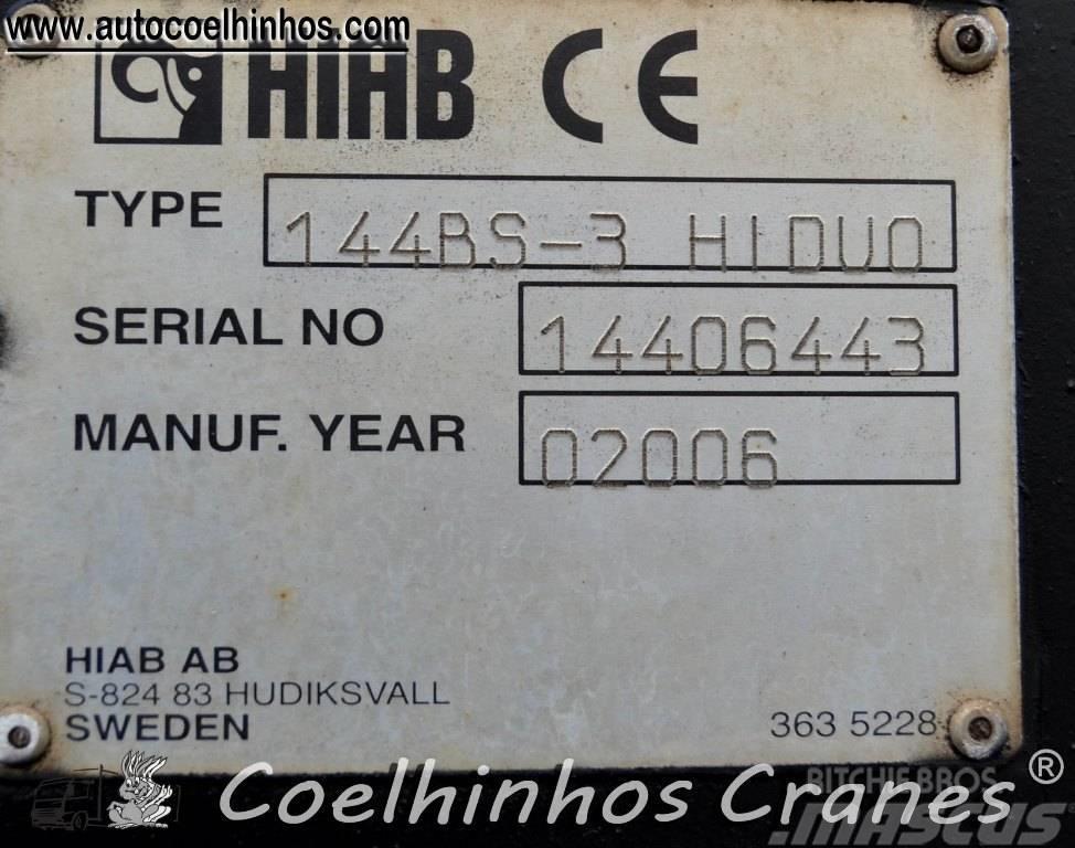 Hiab 144 XS / BS 3-HIDUO Lastbilmonterede kraner
