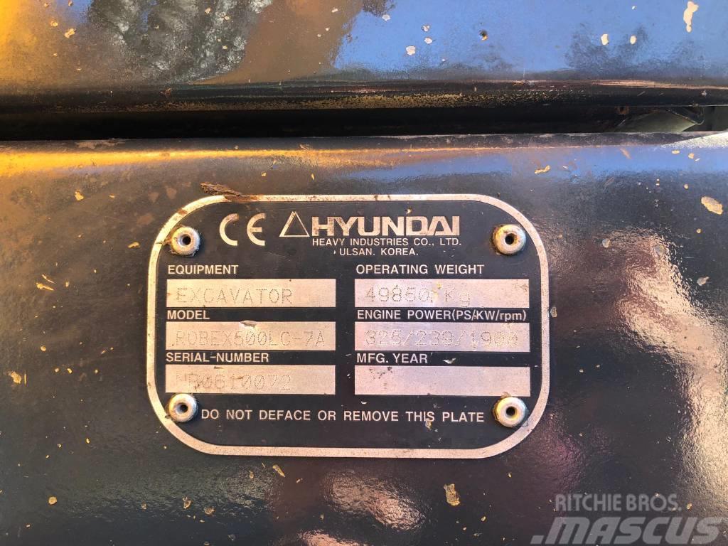 Hyundai R500LC-7A Gravemaskiner på larvebånd