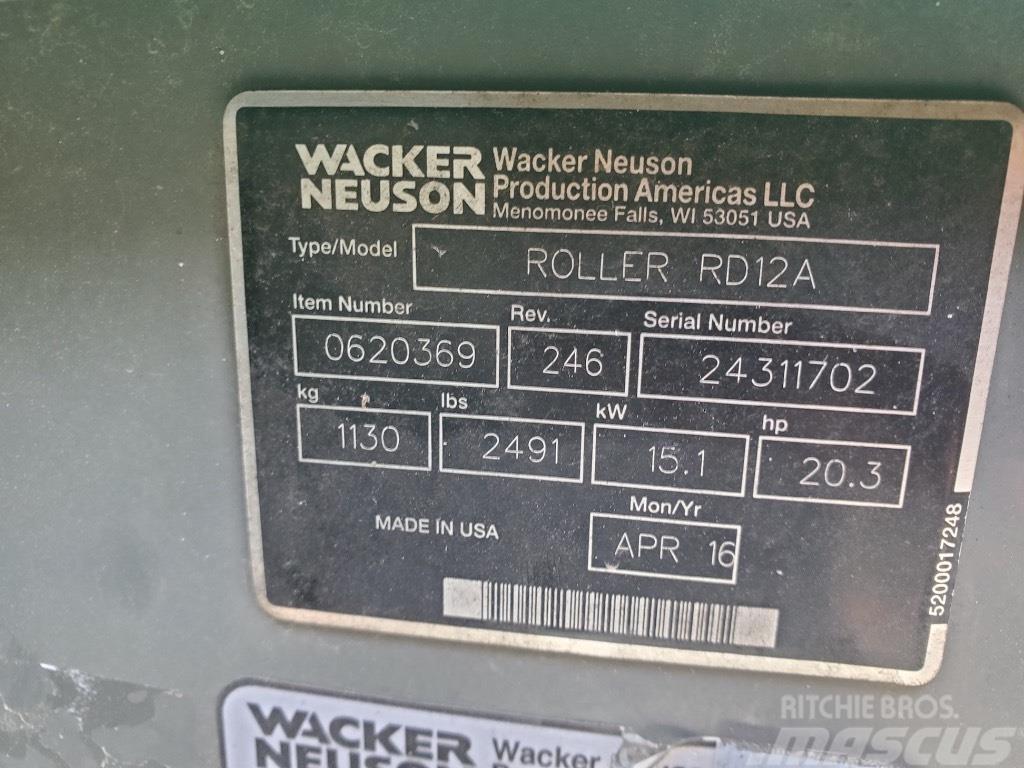 Wacker Neuson RD 12 A Tvilling tromle