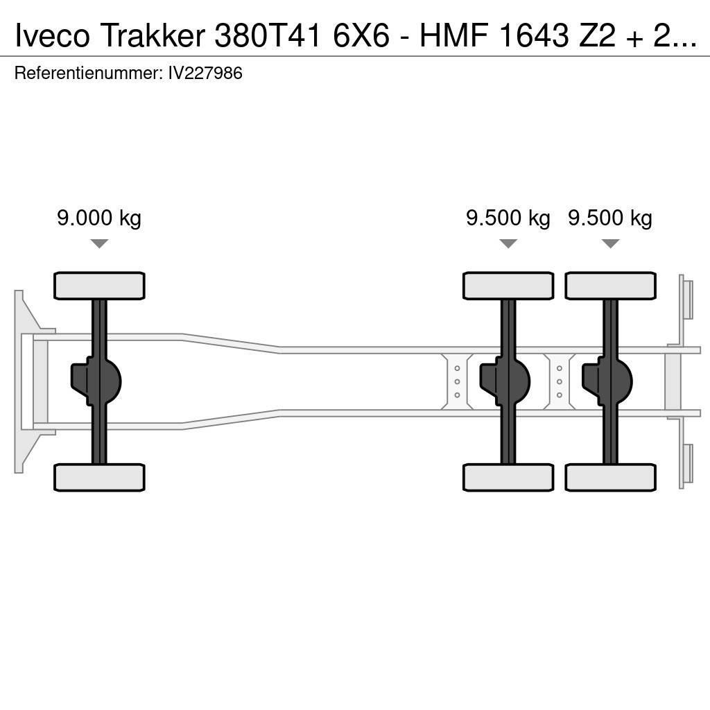 Iveco Trakker 380T41 6X6 - HMF 1643 Z2 + 2-WAY TIPPER Lastbiler med tip