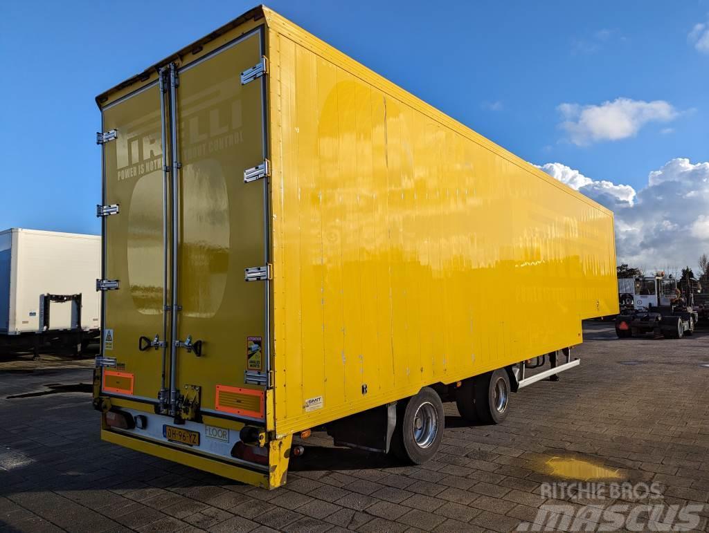 Floor FLO-2-101 - Gesloten Semi-Dieplader 12.5m - ALU Op Semi-trailer blokvogn