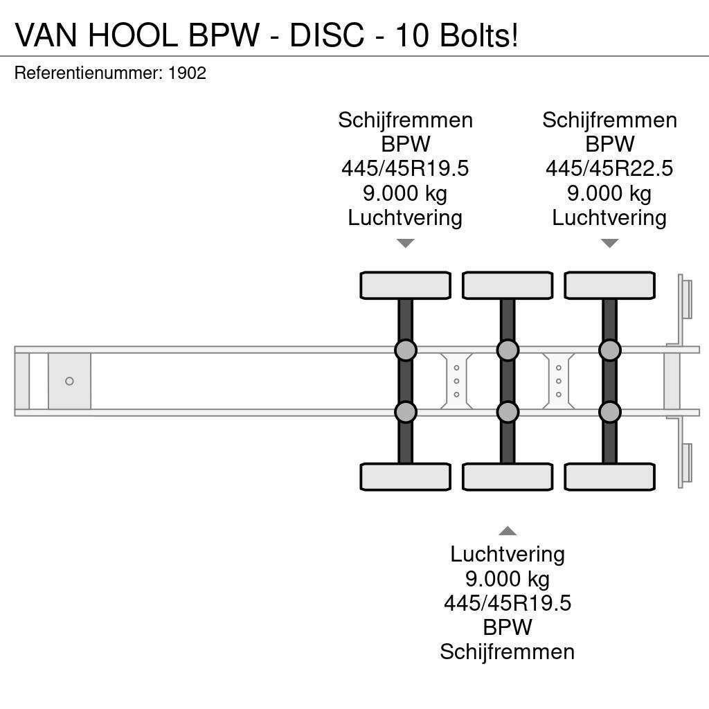 Van Hool BPW - DISC - 10 Bolts! Semi-trailer med Gardinsider