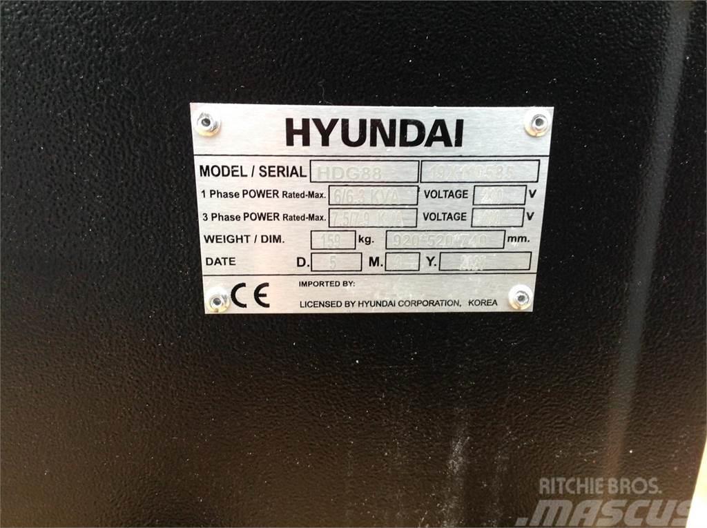 Hyundai Aggregaat HDG 88 Benzingeneratorer