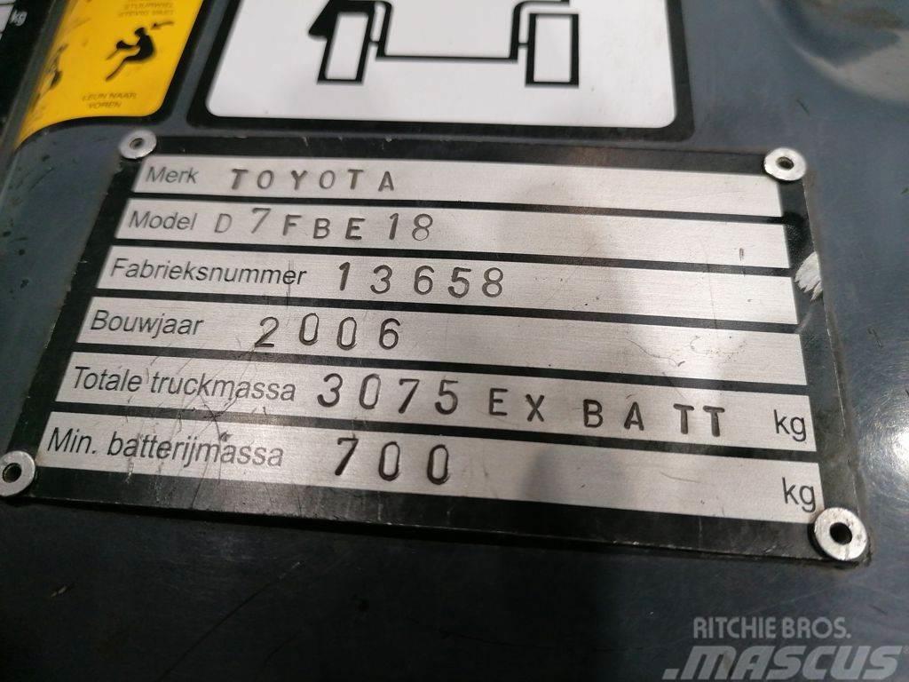 Toyota 7FBEF18 El gaffeltrucks