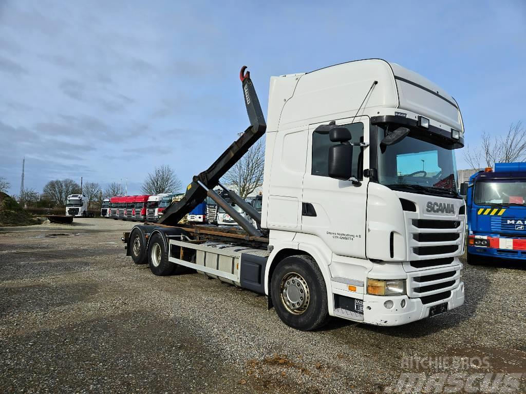 Scania R440 6x2/4 - Abrollkipper - with hook and retarder Kroghejs