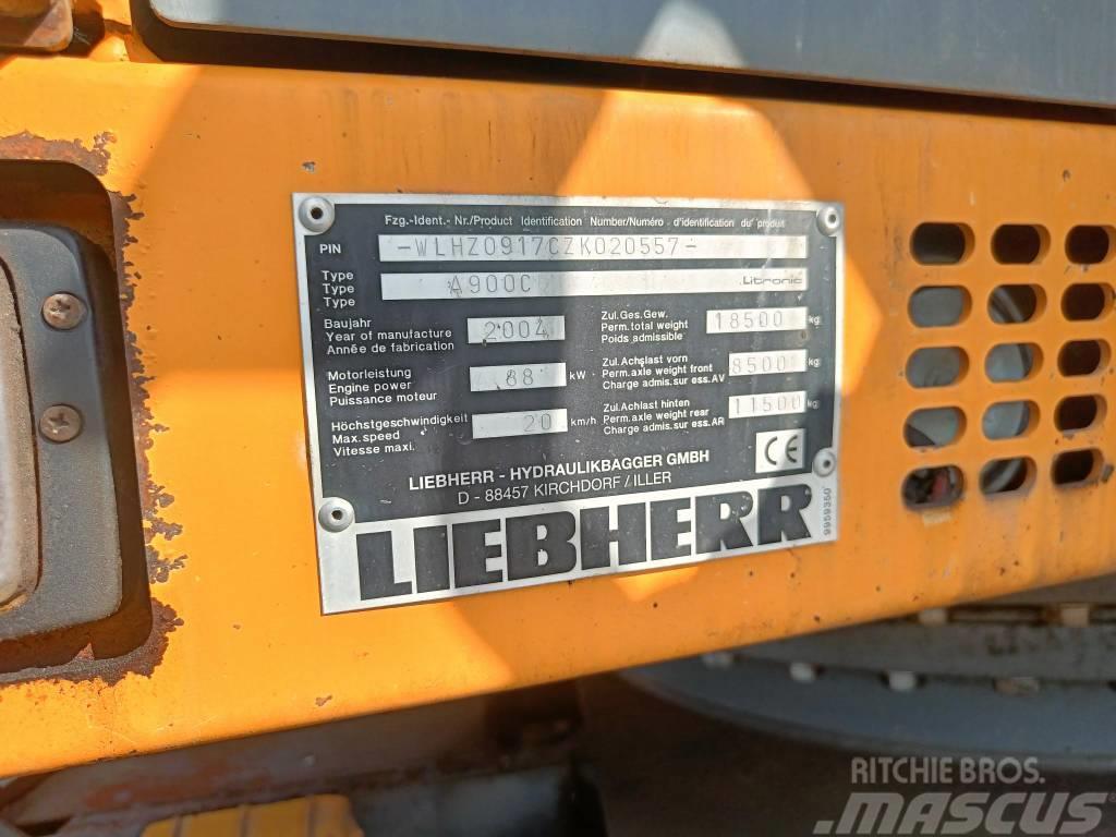 Liebherr A 900 C Litronic Gravemaskiner på hjul