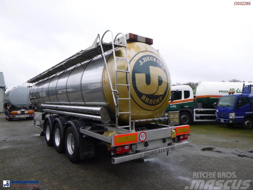  Parcisa Chemical tank inox L4BH 30 m3 / 1 comp / A Semi-trailer med Tank