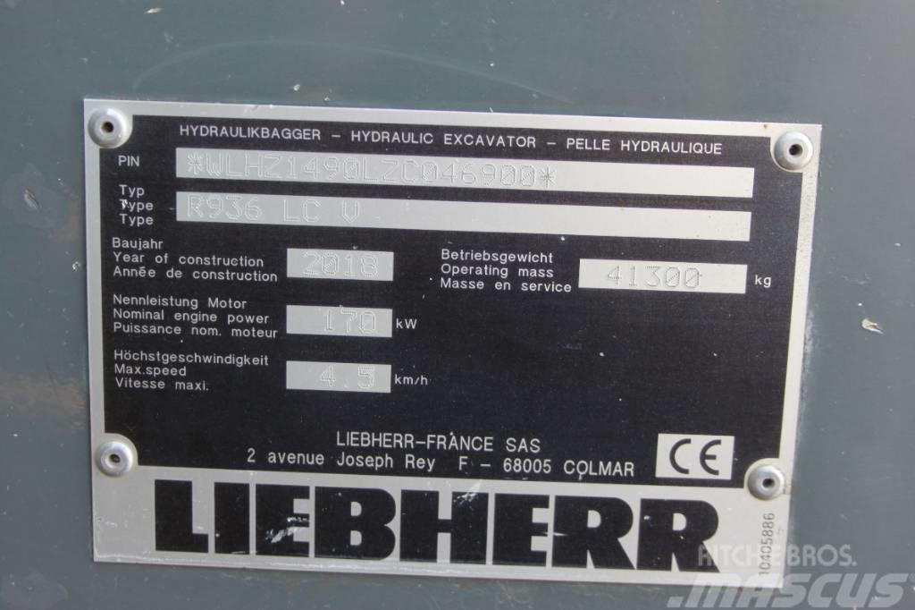 Liebherr R 936 LC Gravemaskiner på larvebånd