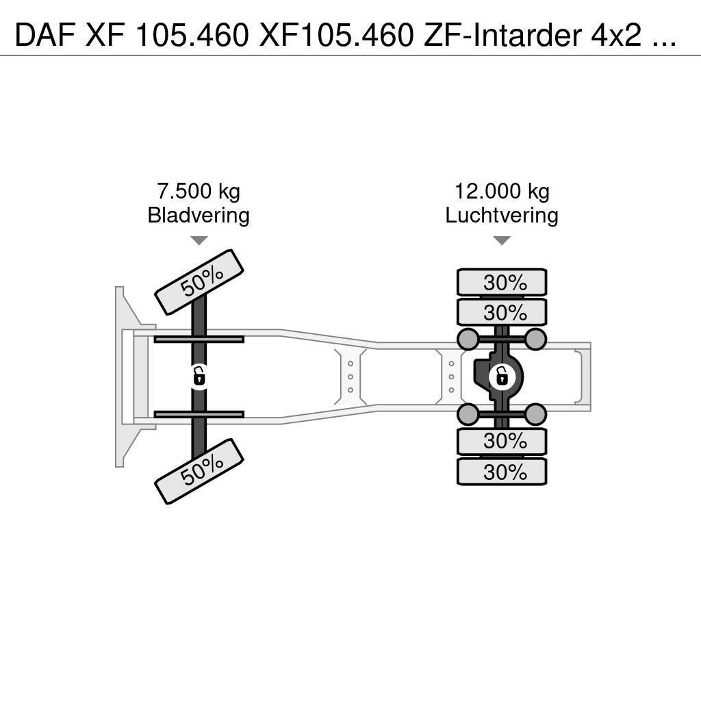 DAF XF 105.460 XF105.460 ZF-Intarder 4x2 Automatik Eur Trækkere