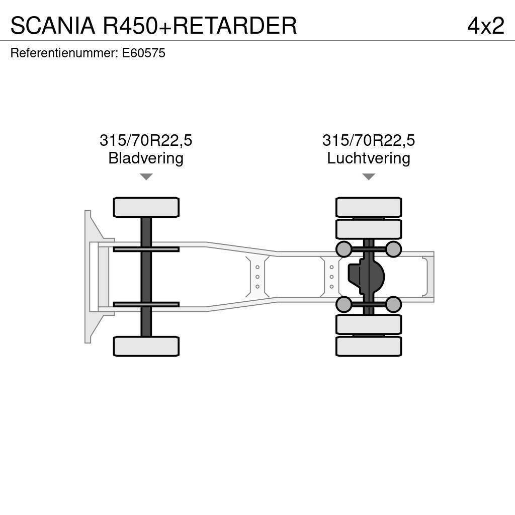 Scania R450+RETARDER Trækkere