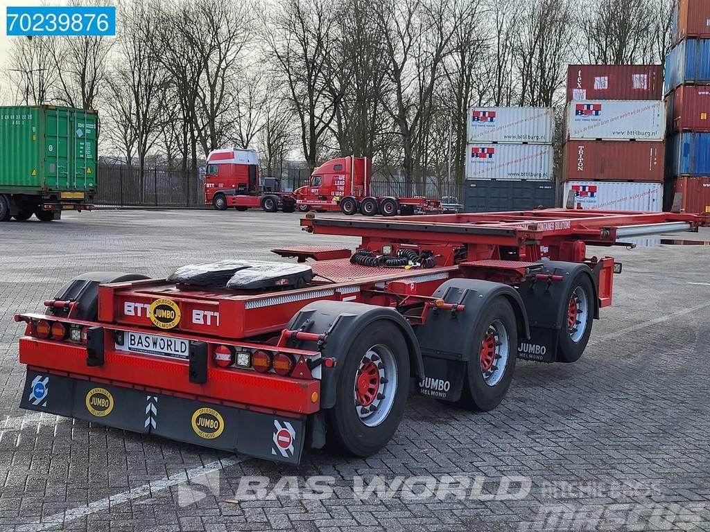 Jumbo DO270SPE B-double 3 axles 20ft LZV container B-dou Semi-trailer med containerramme