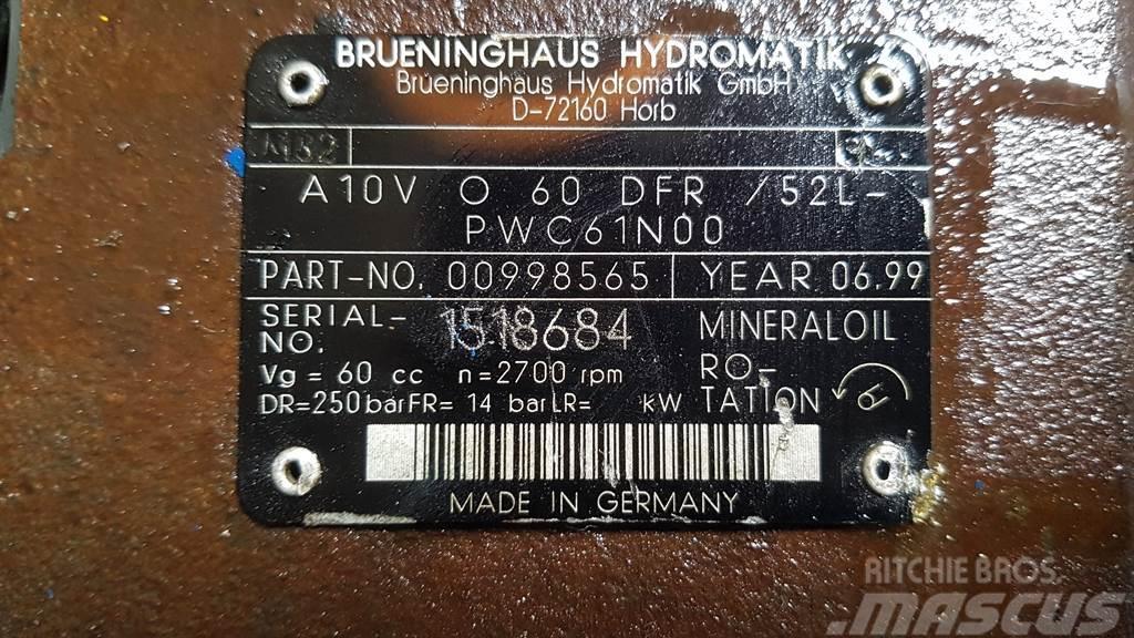 Brueninghaus Hydromatik A10VO60DFR/52L - Load sensing pump Hydraulik