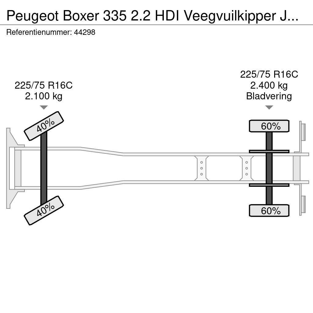 Peugeot Boxer 335 2.2 HDI Veegvuilkipper Just 156.275 km! Lastbil med lad/Flatbed