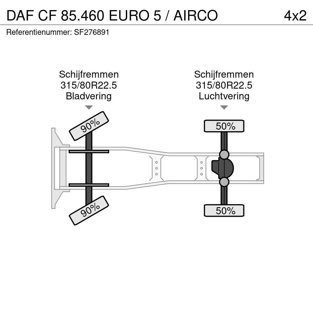 DAF CF 85.460 EURO 5 / AIRCO Trækkere