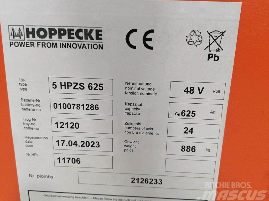 Hoppecke 5 HPZS 625 Batterier