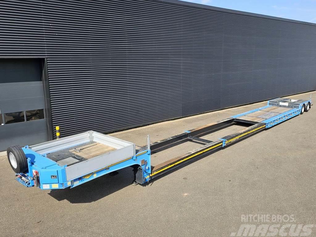 Broshuis 2ABD-38 / 2 X EXTENDABLE / 16.62 mtr BED / Semi-trailer blokvogn