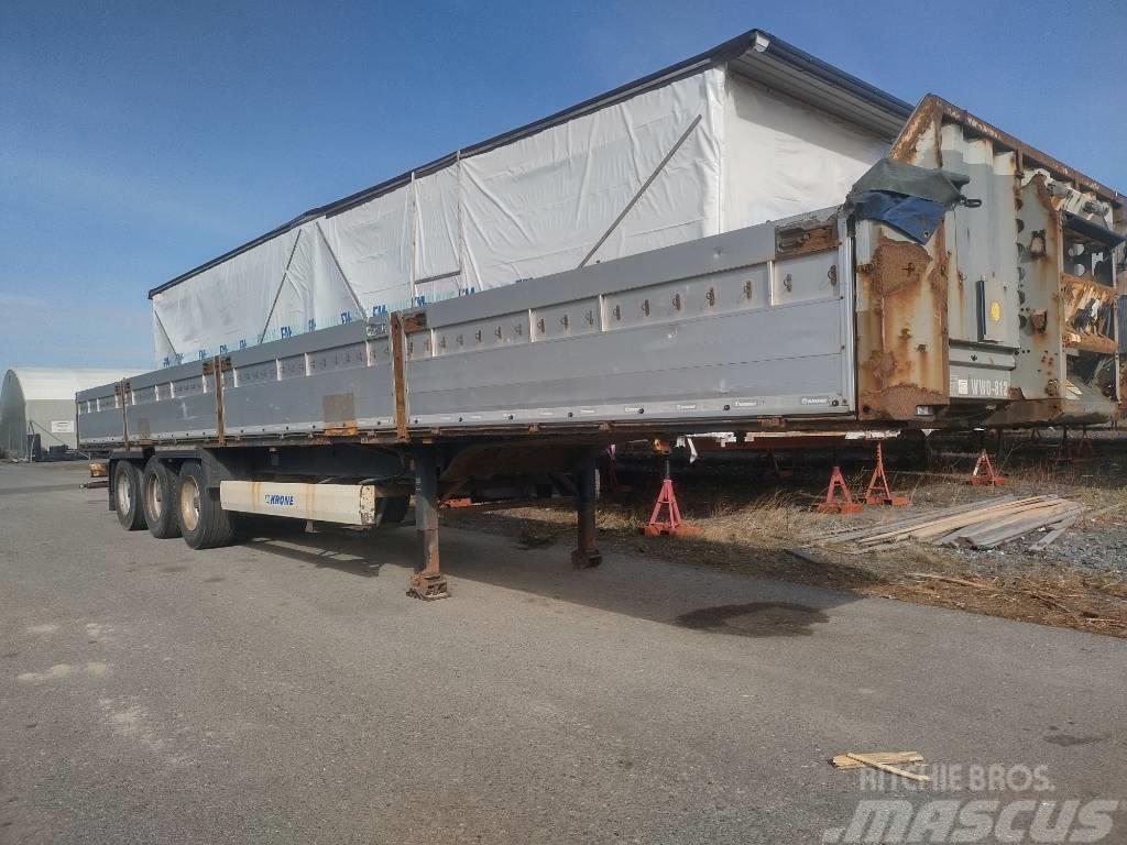 Krone alumiinilaidat Semi-trailer med lad/flatbed
