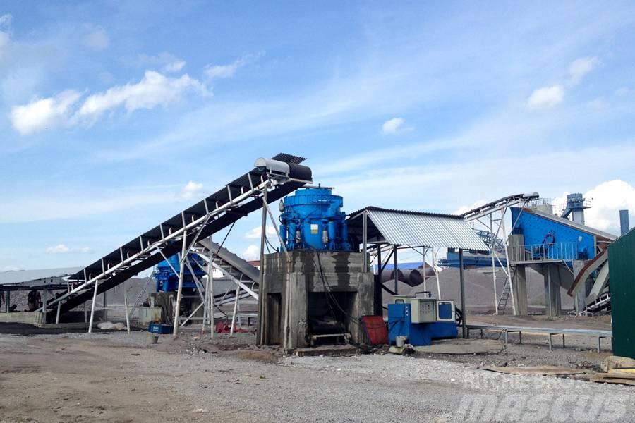 Liming 150-200 tph Andesite Stone Crusher Plant Produktionsanlæg til grusgrav m.m.