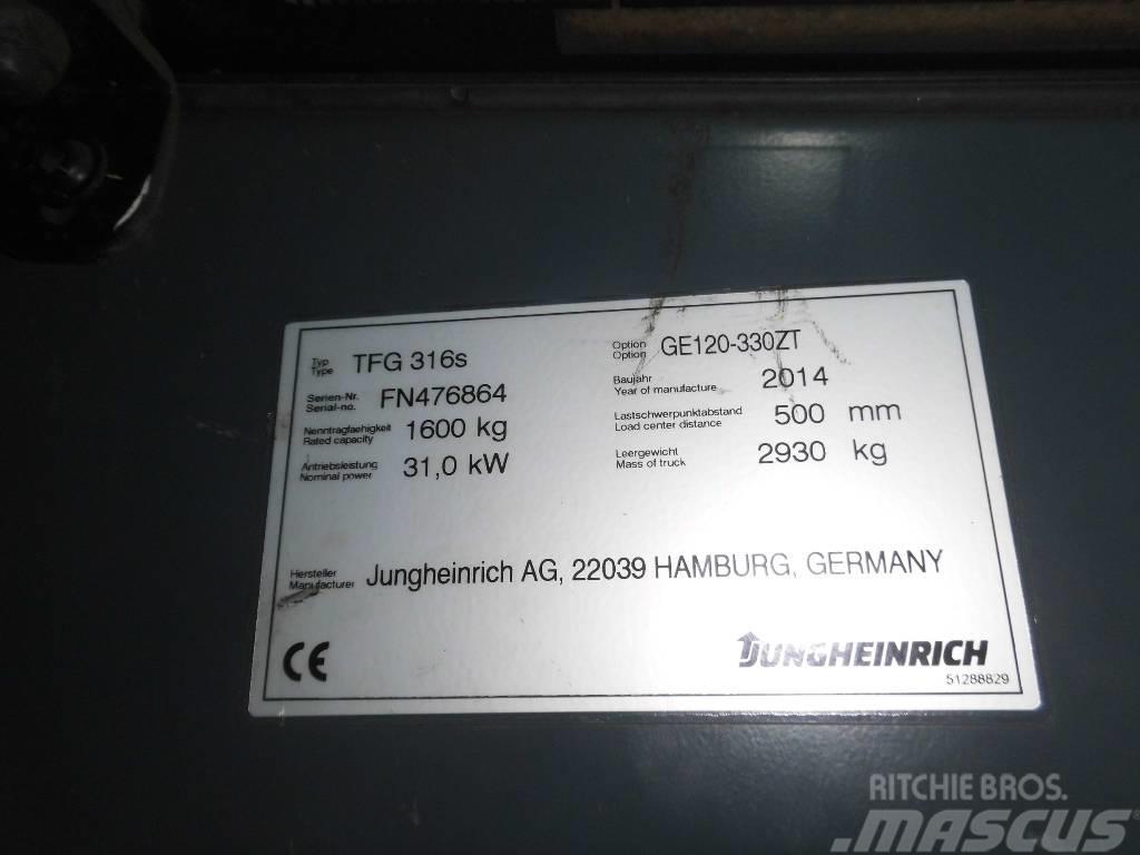 Jungheinrich TFG 316 S LPG gaffeltrucks