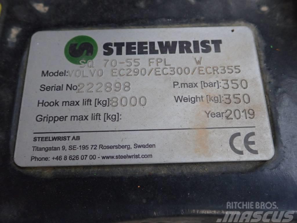 Steelwrist Vollhydr. SW SQ70 passend Volvo EC300 Hurtigkoblere