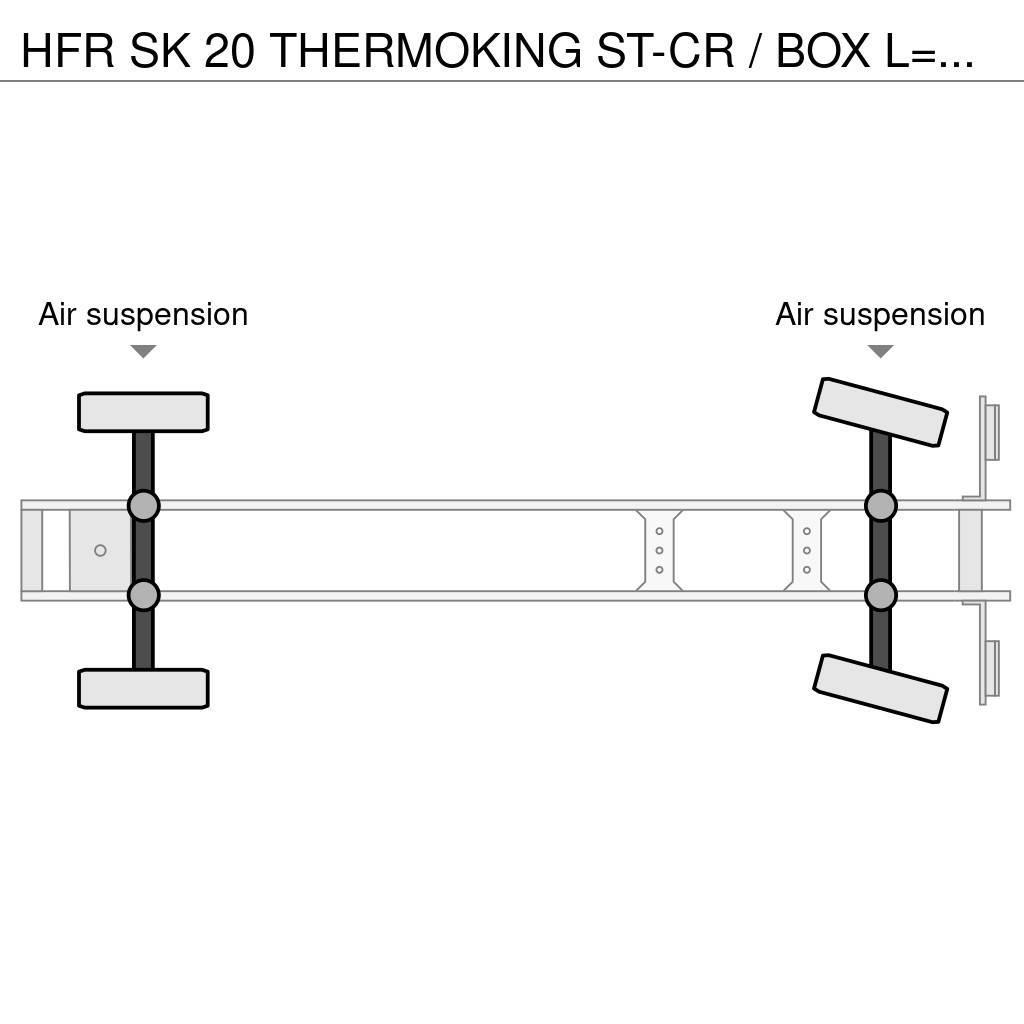 HFR SK 20 THERMOKING ST-CR / BOX L=13419 mm Semi-trailer med Kølefunktion